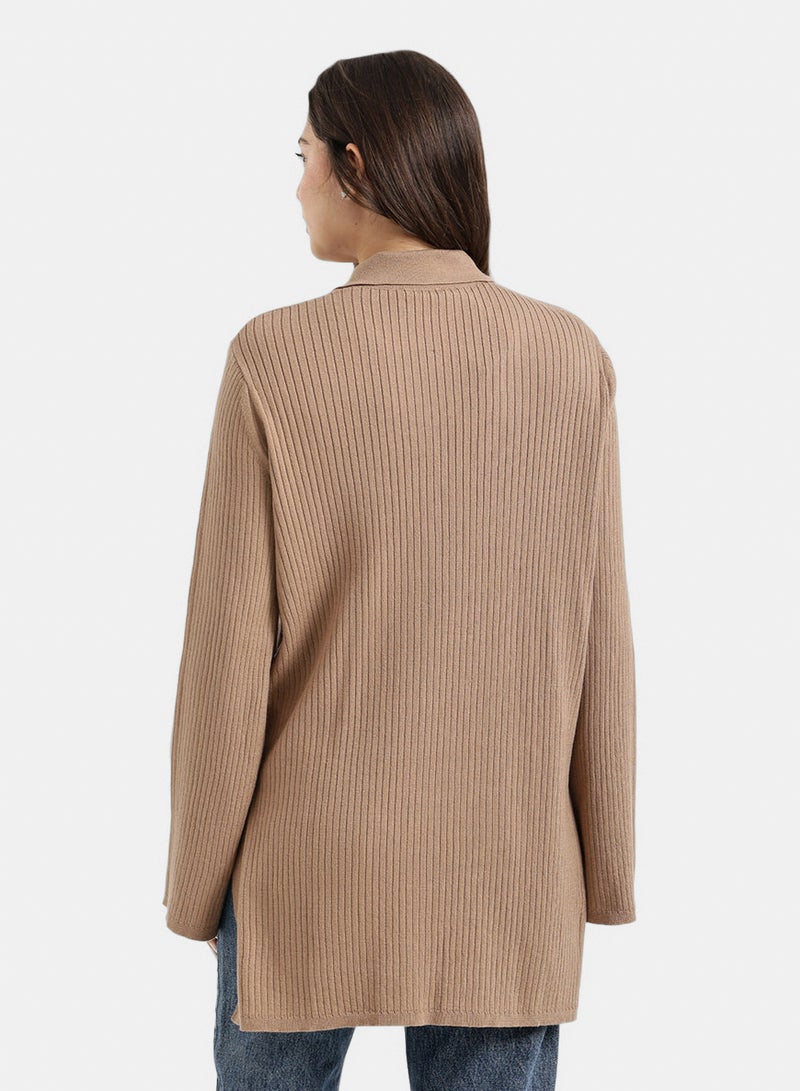 Carina Long Striped Cardigan - Image 3